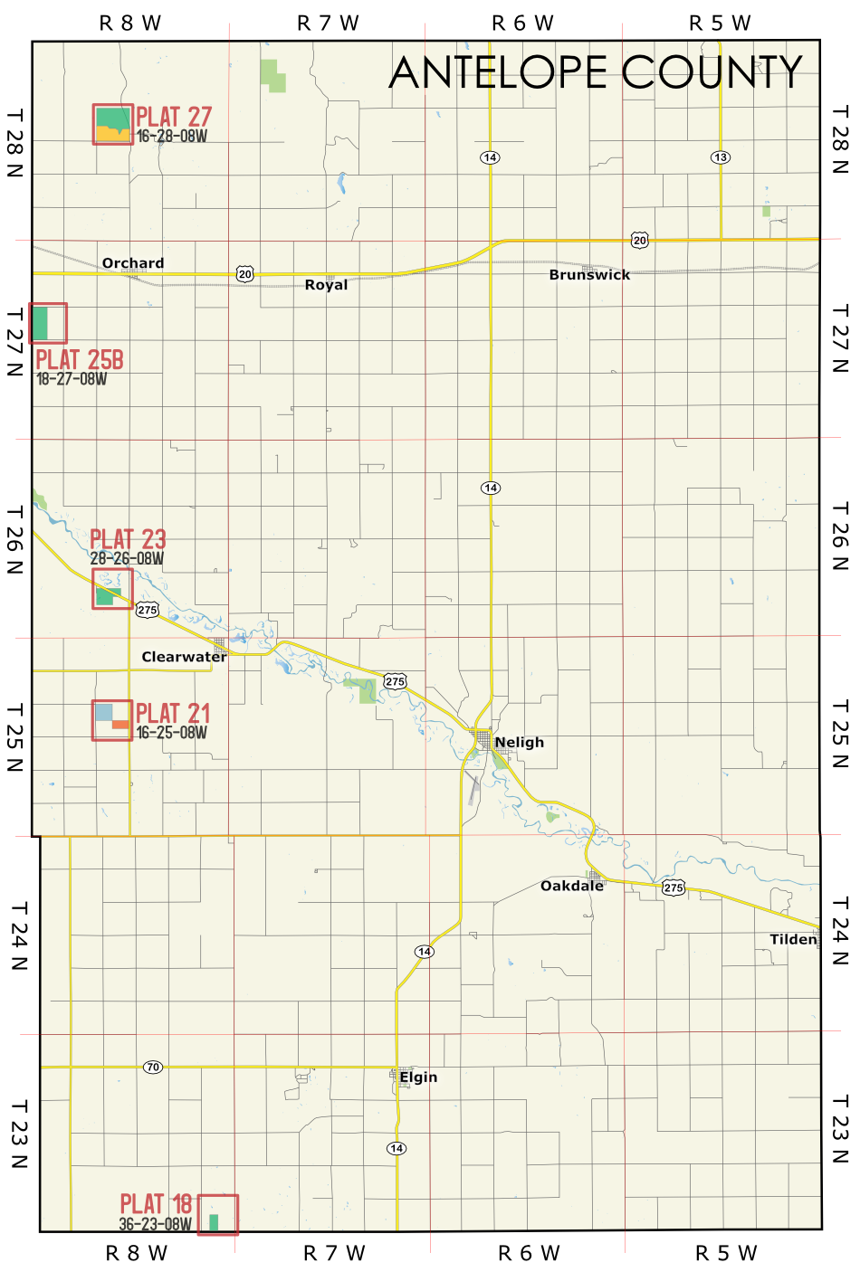 Antelope Expiring Lease Map