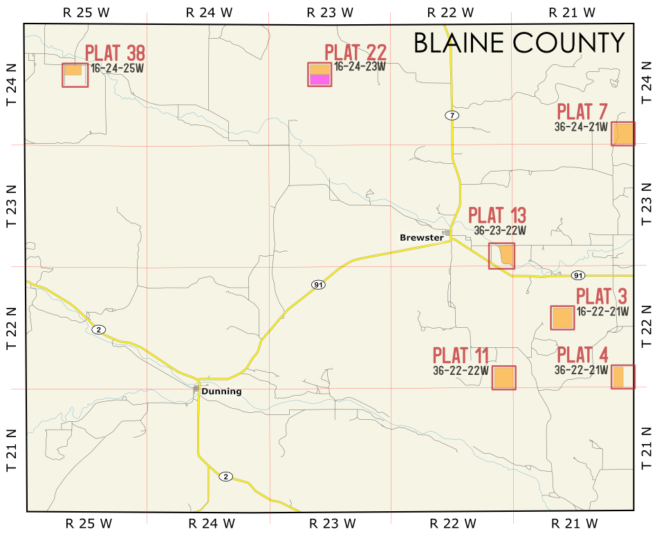 Blaine Expiring Lease Map