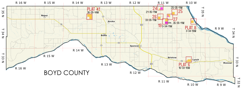 Boyd Expiring Lease Map