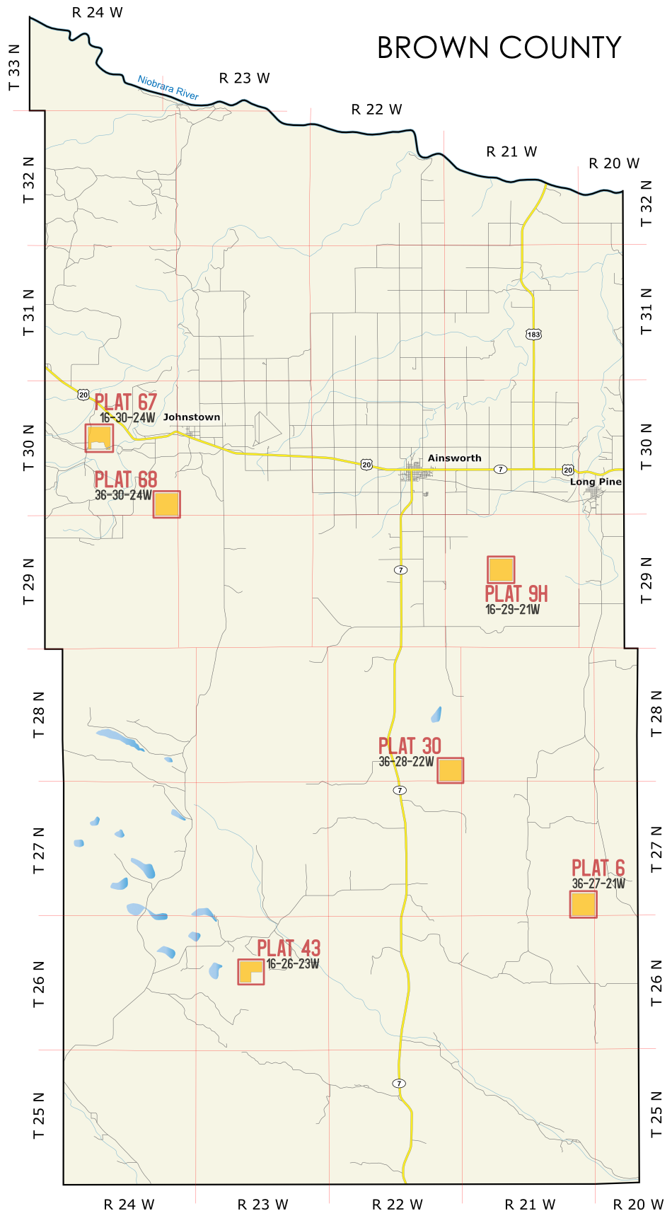 Brown Expiring Lease Map