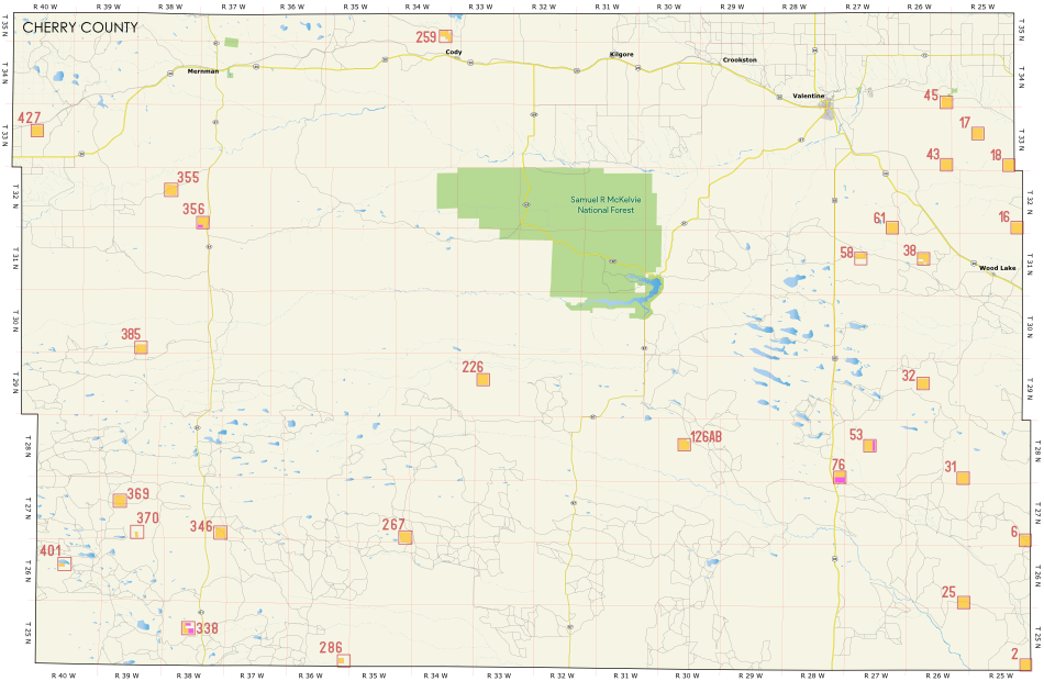 Cherry Expiring Lease Map