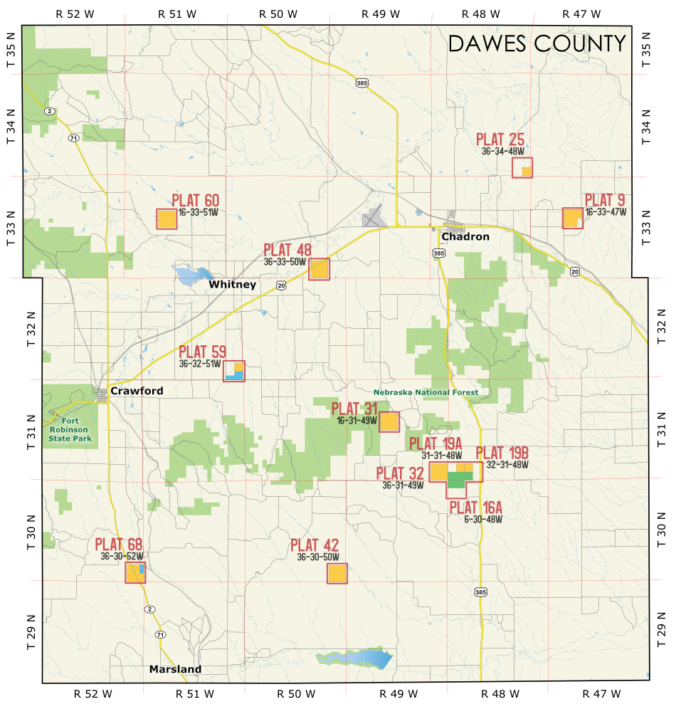 Dawes Expiring Lease Map