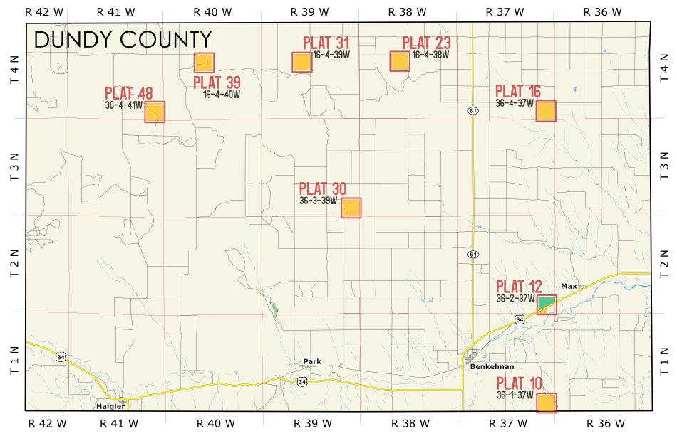 Dundy Expiring Lease Map