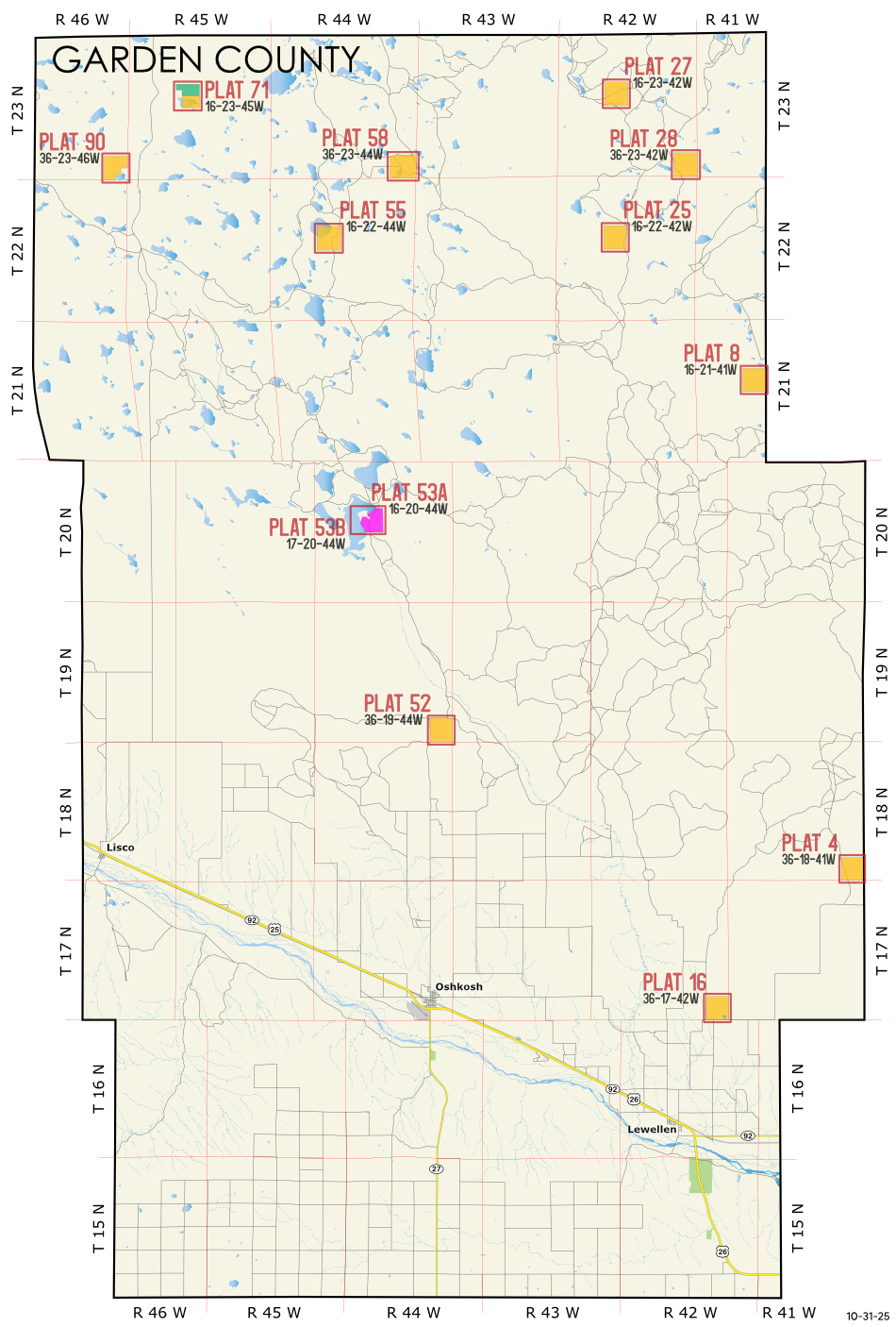 Garden Expiring Lease Map