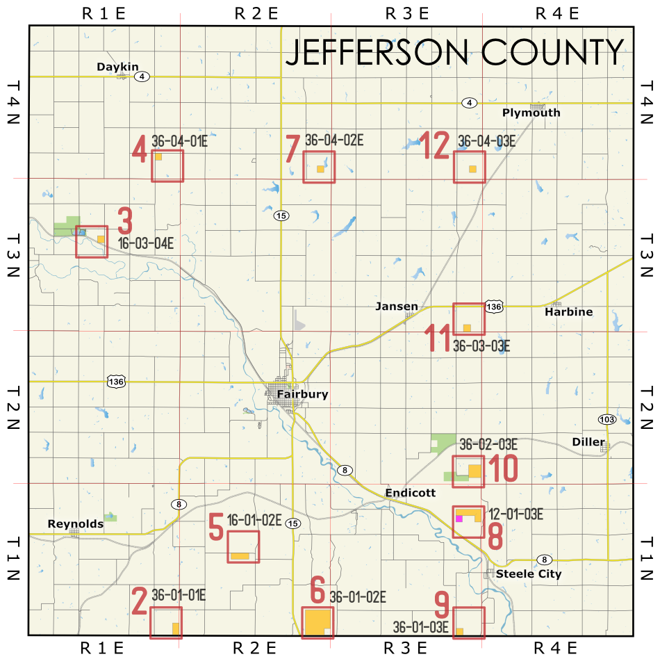 Jefferson Expiring Lease Map