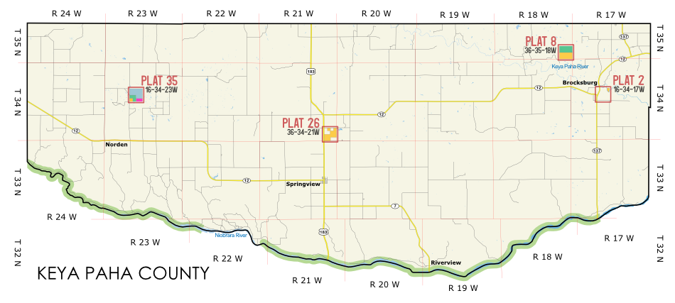 Keya Paha Expiring Lease Map