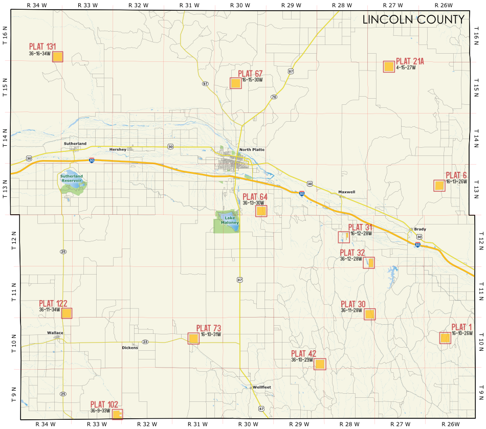 Lincoln Expiring Lease Map