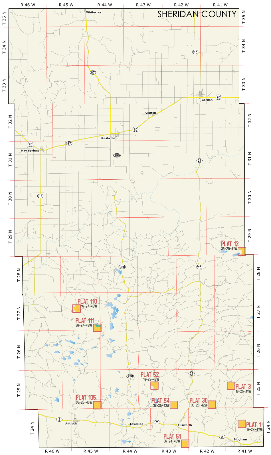 Sheridan Expiring Lease Map