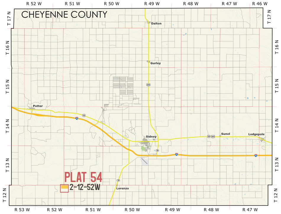 Cheyenne Map