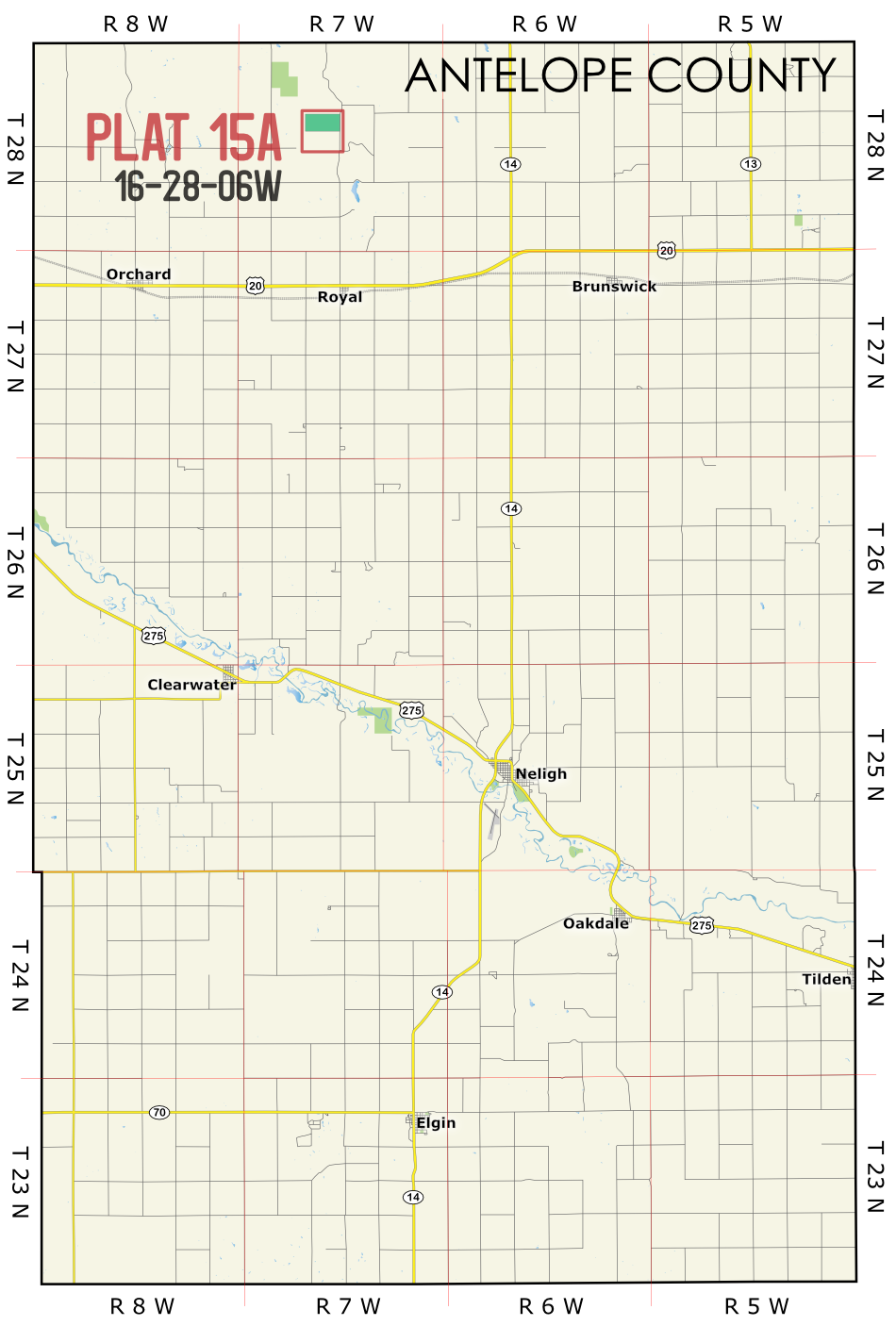 Antelope 15a Map