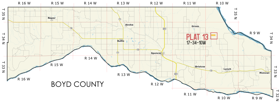 Boyd 13 Map