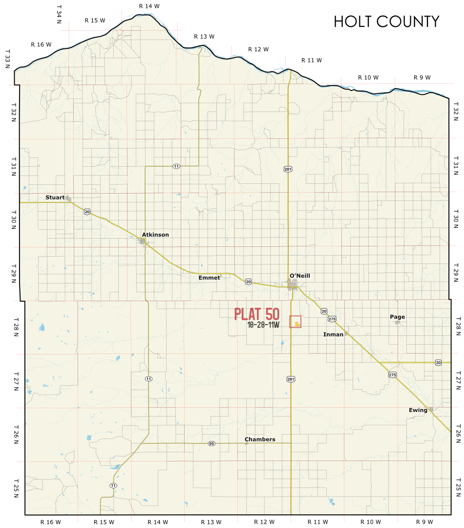 Holt 50 Map