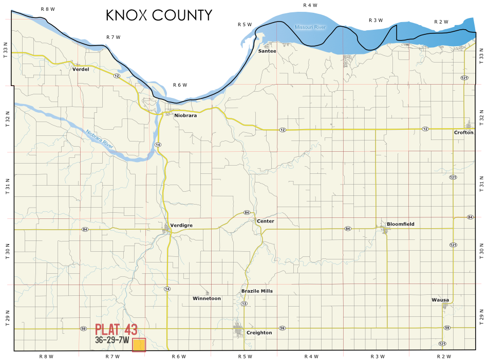 Knox 43 Map