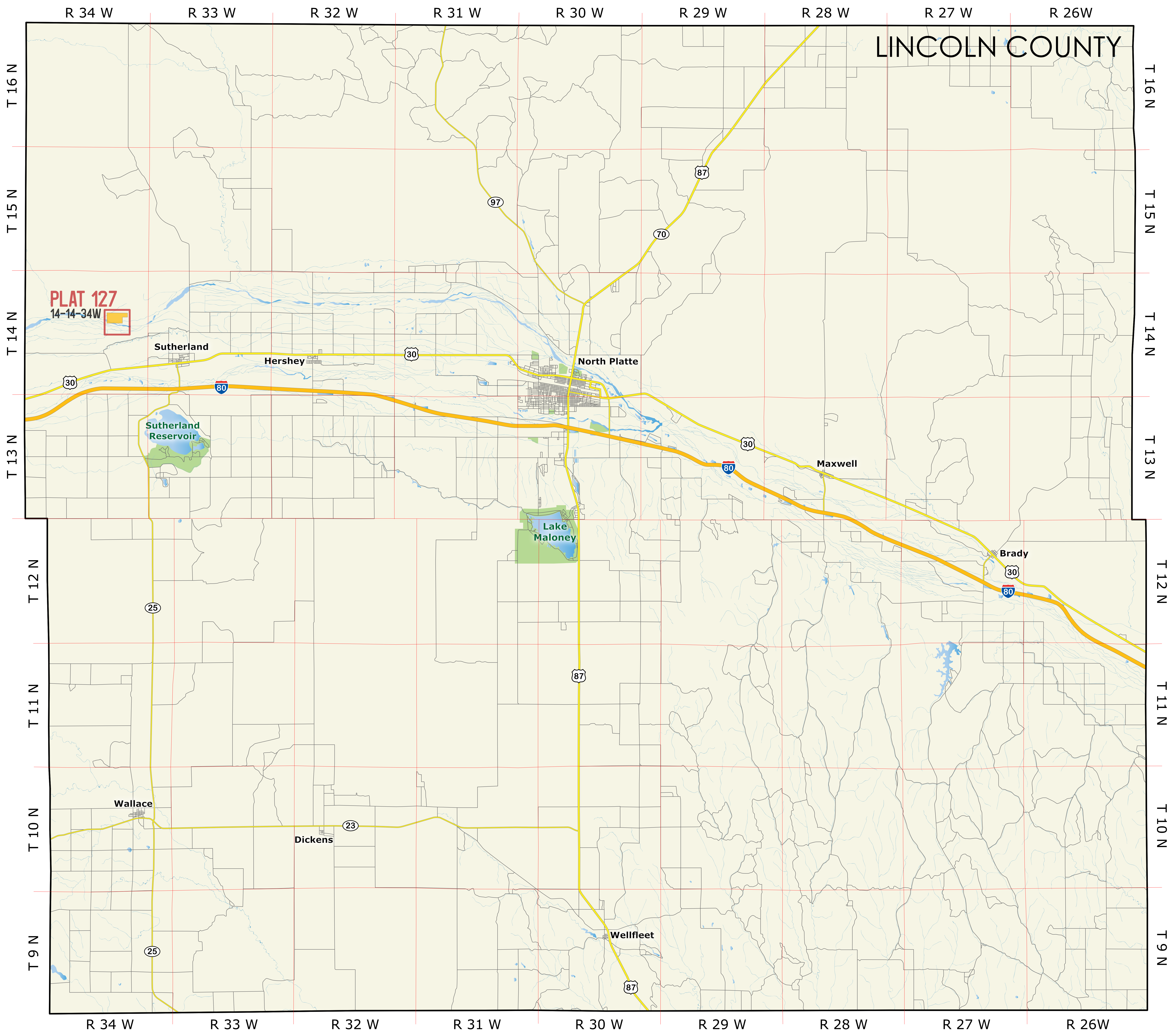 Lincoln 127 Map