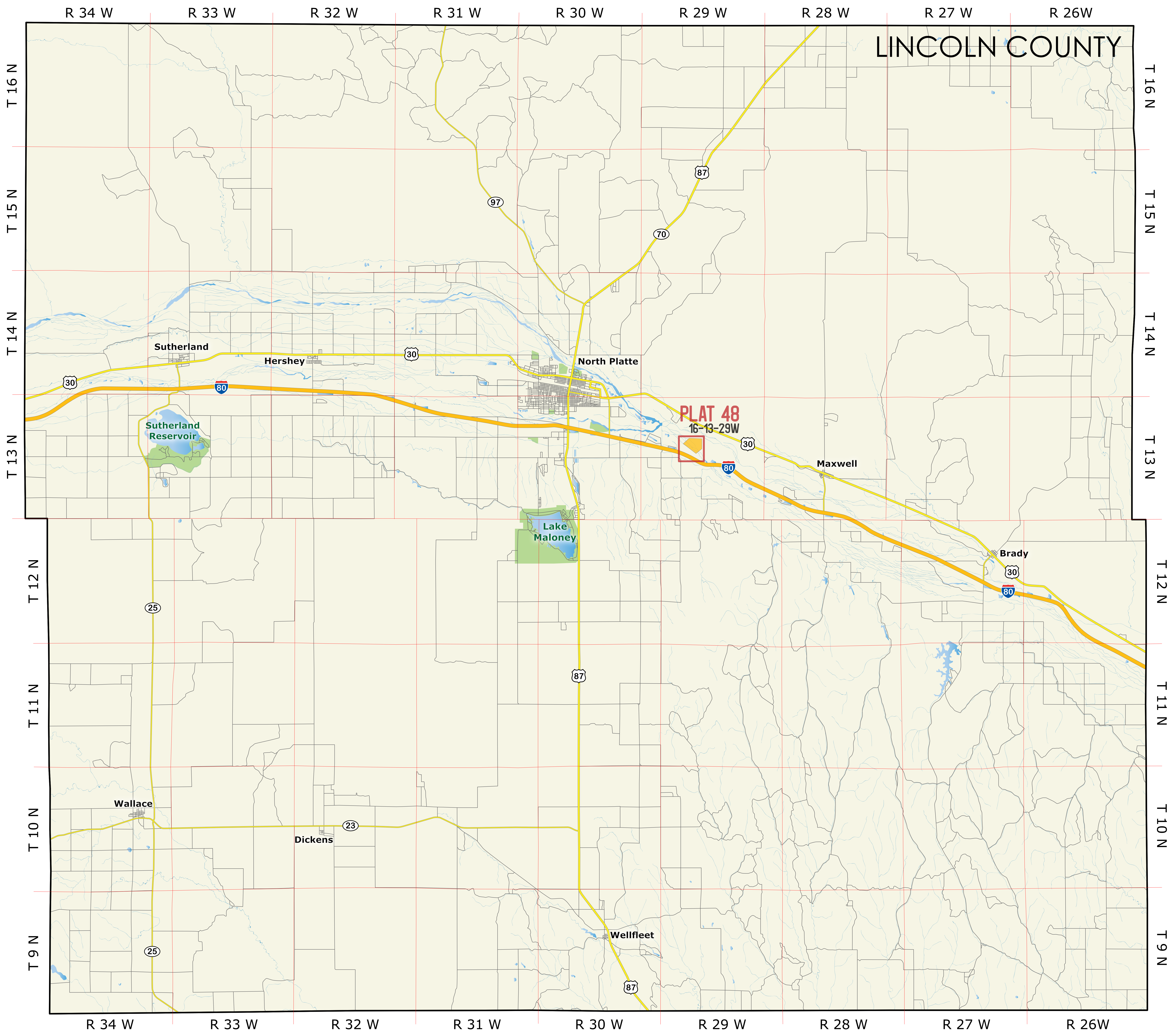 Lincoln 48 Map