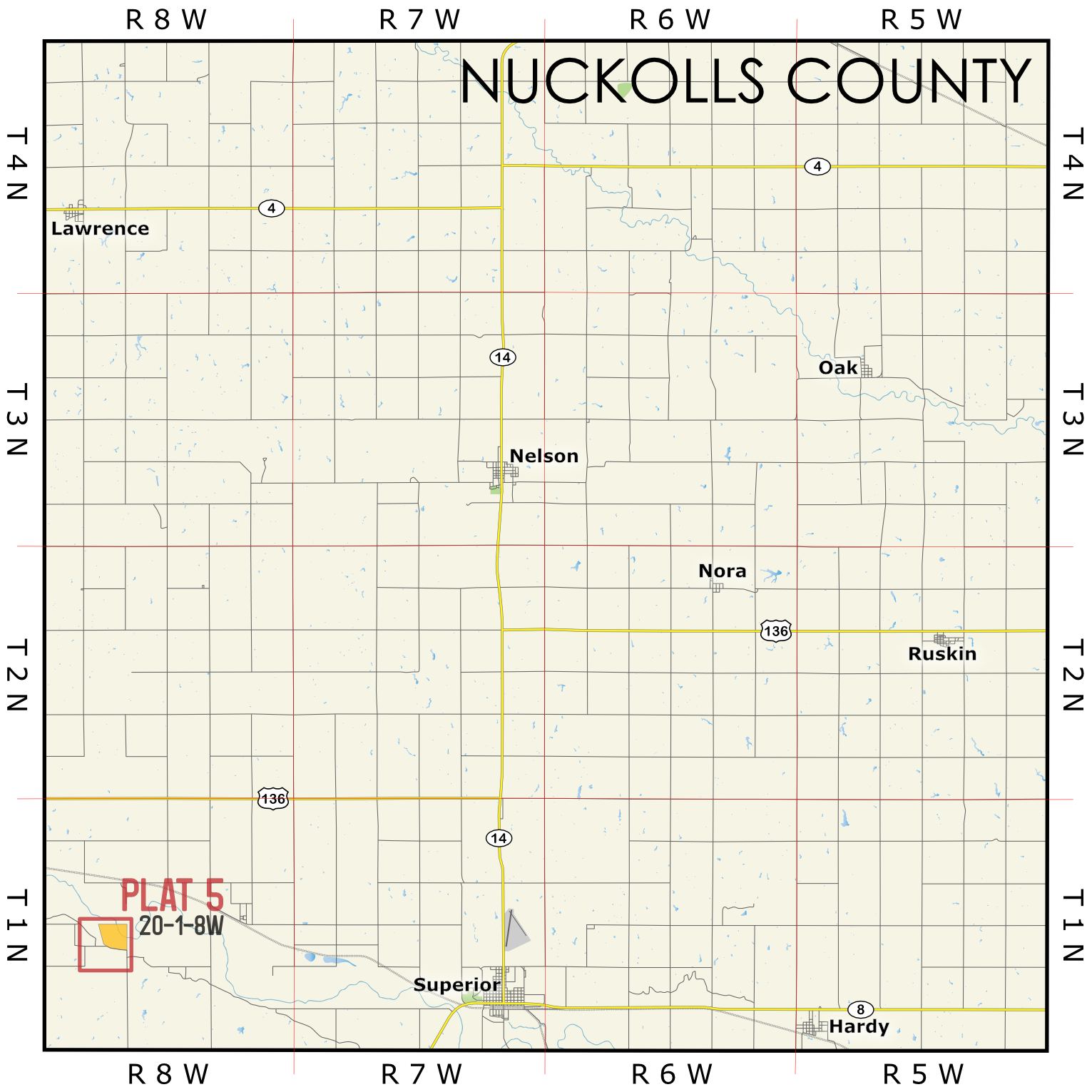 Nuckolls 5 Map