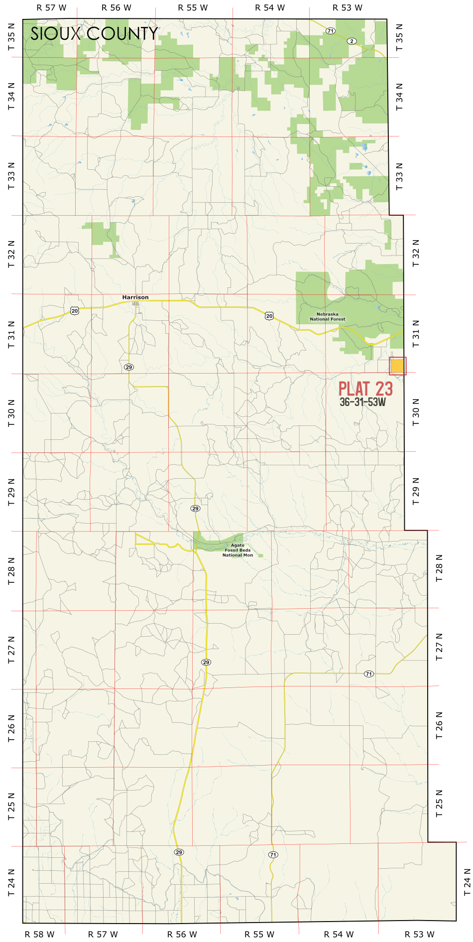 Sioux 23 Map